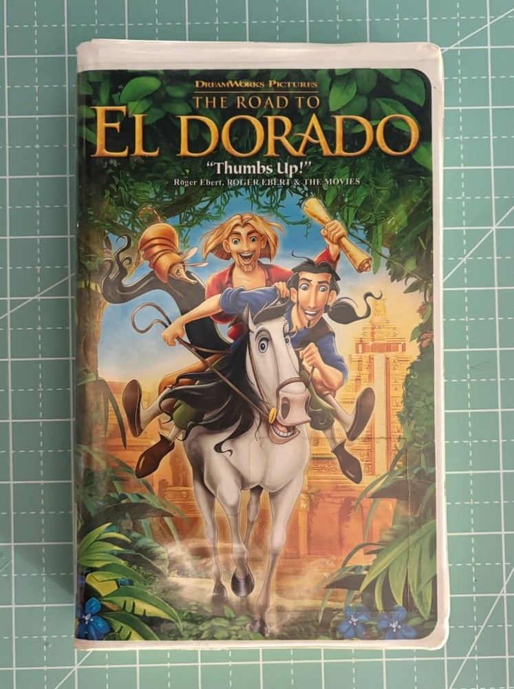 DreamWorks Home Entertainment The Road to El Dorado VHS Clamshell NTSC PG Anima…