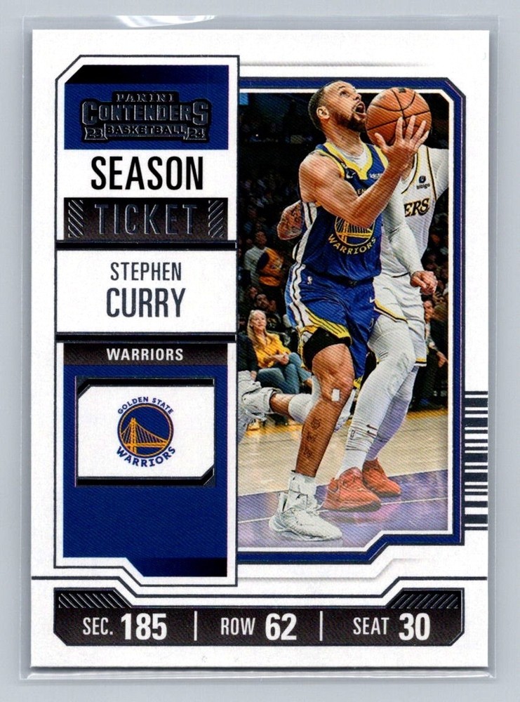 2023-24 Panini Contenders - Season Ticket Stephen Curry #55
