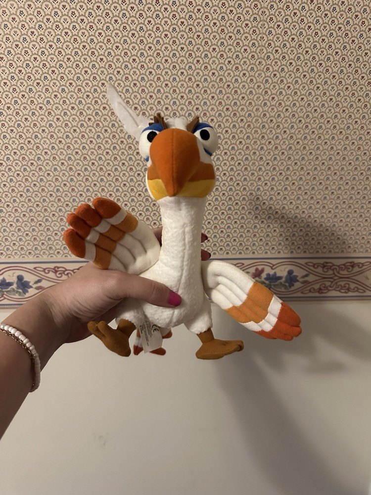Disney Lion King  Plush ZAZU Plush White Bird Stuffed Animal 8