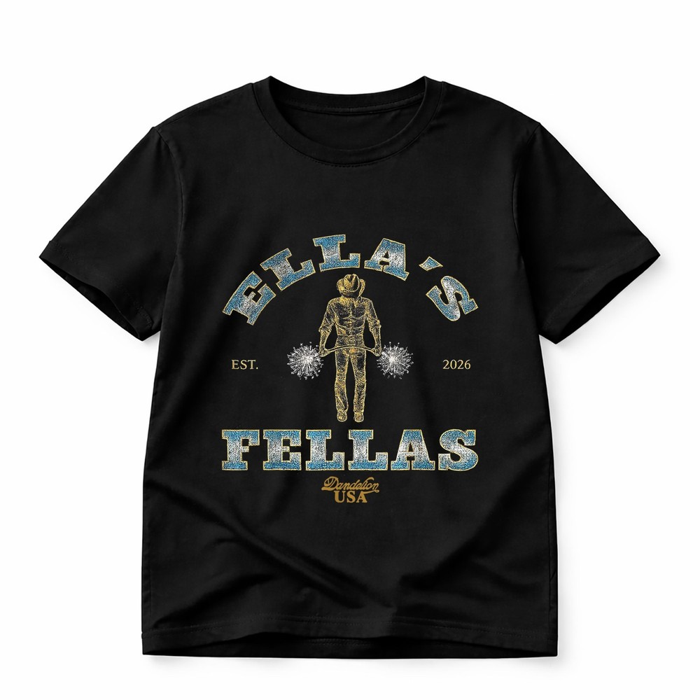 Ella's Fellas T-Shirt Retro Western Cowgirl Graphic Tee