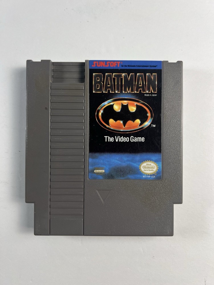 Batman the Video Game Nintendo NES Authentic Game Cartridge TESTED