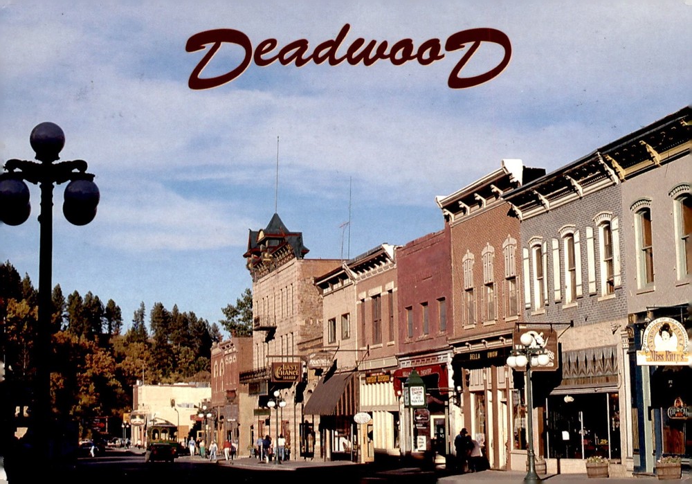 Deadwood, South Dakota - Historic Gold Mining Town Postcard