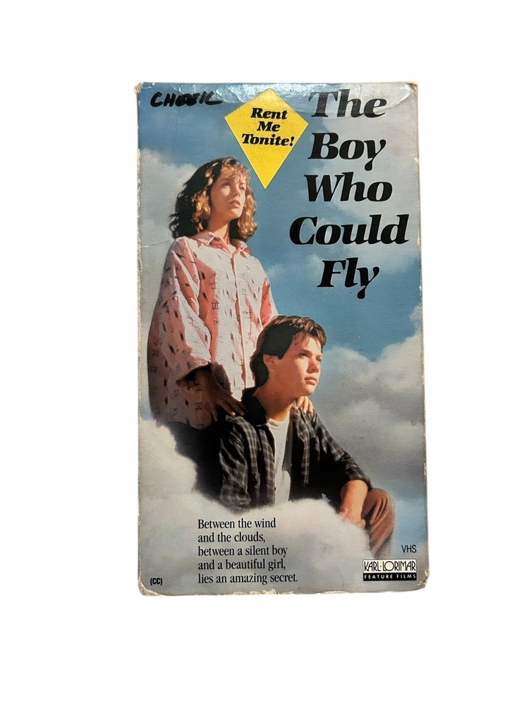 The Boy Who Could Fly VHS Movie 1986 Fantasy Family Adventure Drama