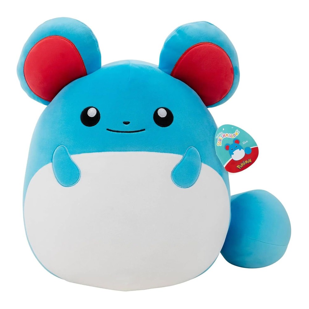 Pokemon Squishmallows 35cm Marill Plush Toy Pokemon Toy