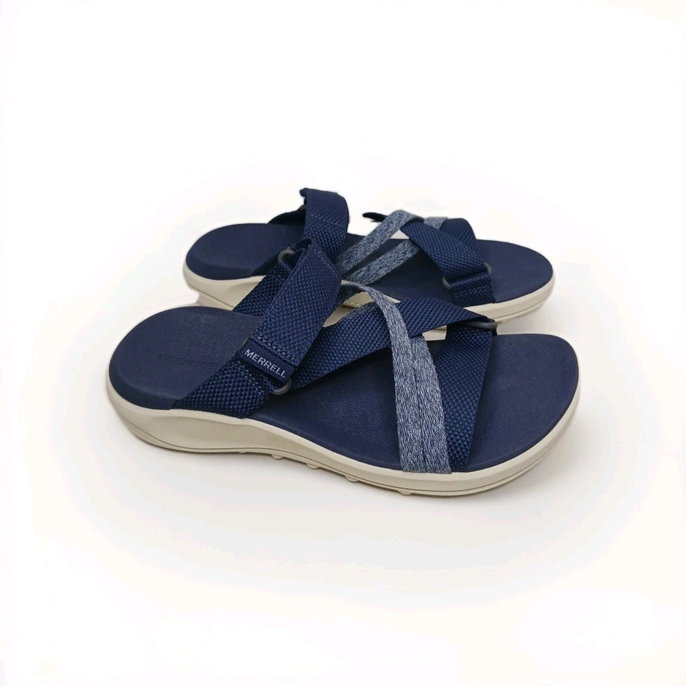 NEW Women’s Size 6 Sandals Merrell District Mendi 4 Navy Adjustable Shoes