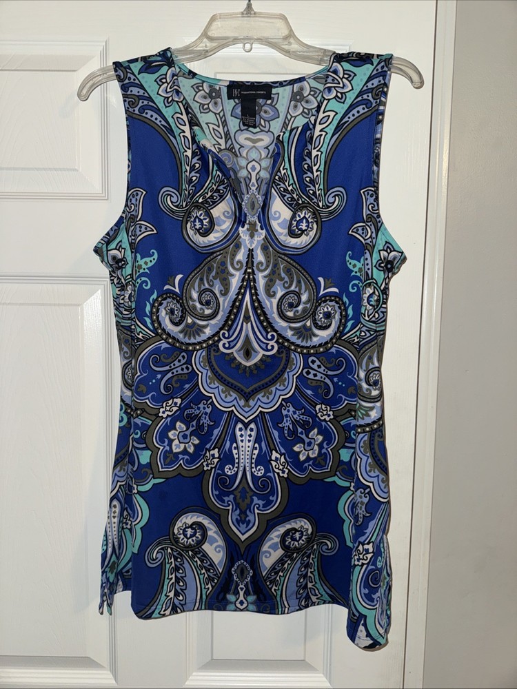 INC International Concepts Paisley Tank Top!