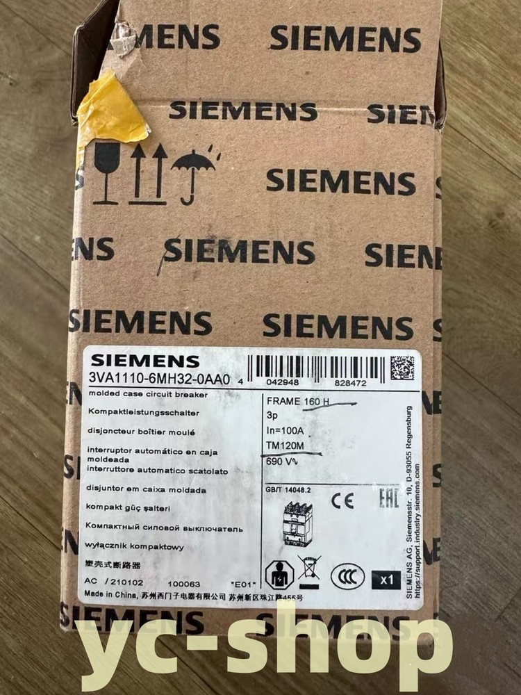 1PCS New Siemens 3VA1110-6MH32-0AA0 Circuit breaker Fast shipping FedEx or DHL*c