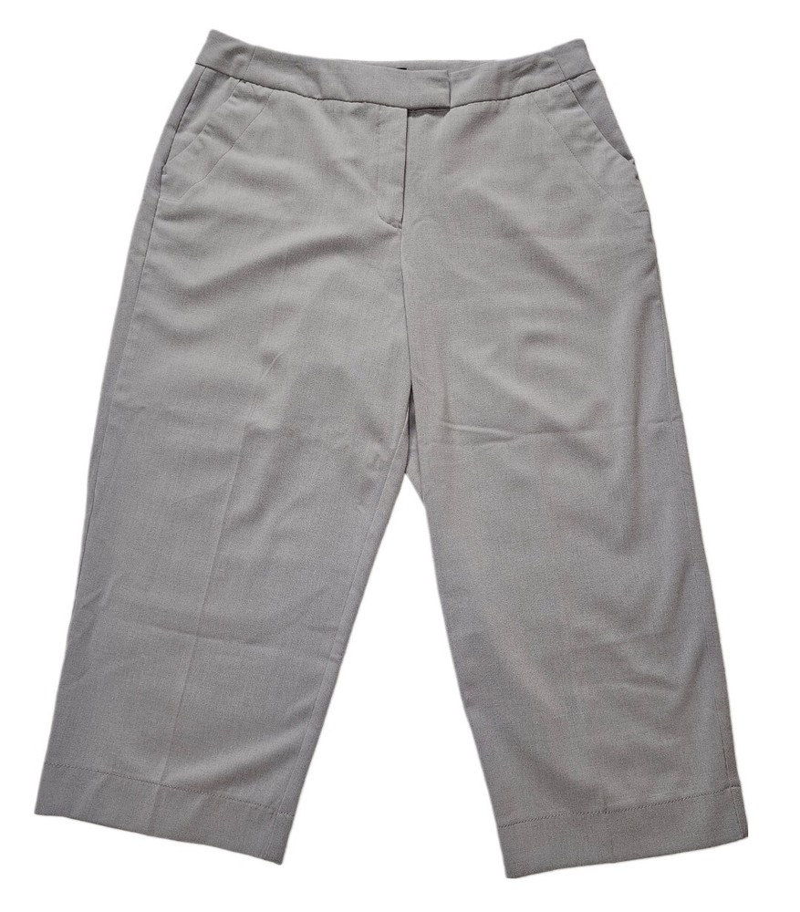 East 5th Light Gray Career High Rise Capri Pants Women's Size 12