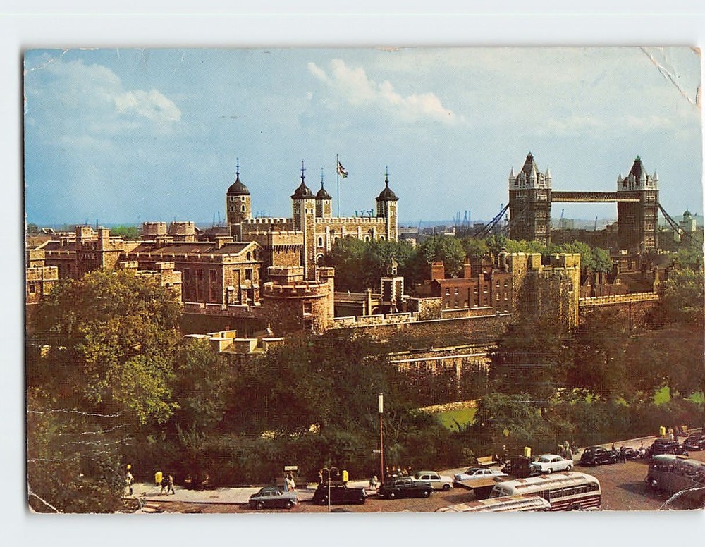 Postcard Tower of London England