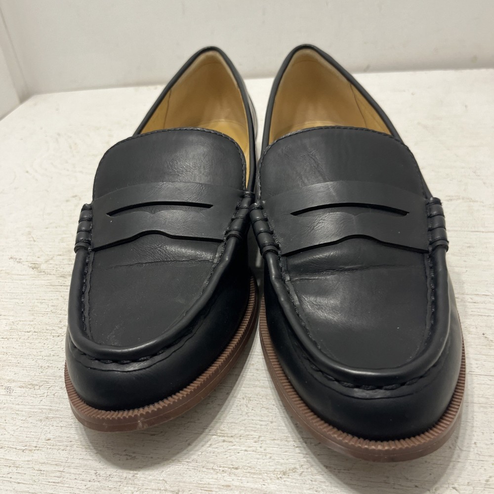 J.Crew Women’s Penny Loafers in Black Size 8.5 BW276