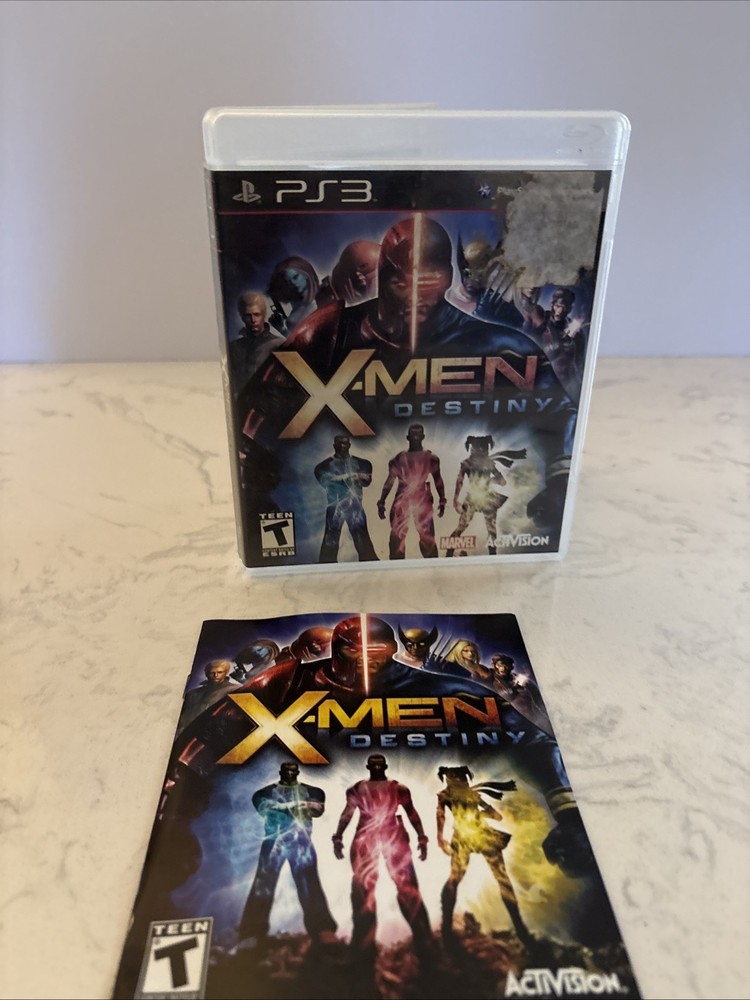 X-Men: Destiny (Sony PlayStation 3, 2011) PS3 Complete CIB Tested