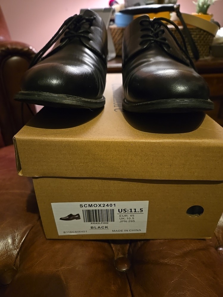 Cusolemore Men's  Size 11.5 Black Dress Shoe