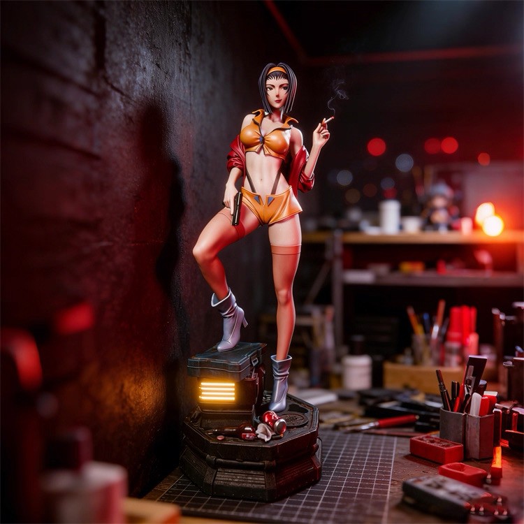 3D Print Faye Valentine Garage Kit Figure Model Kit Unpainted Unassembled GK