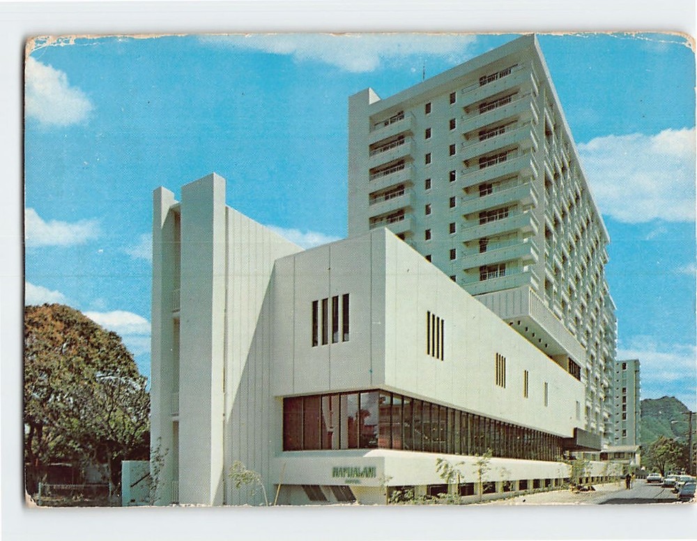 Postcard Napualani Hotel Honolulu Hawaii USA