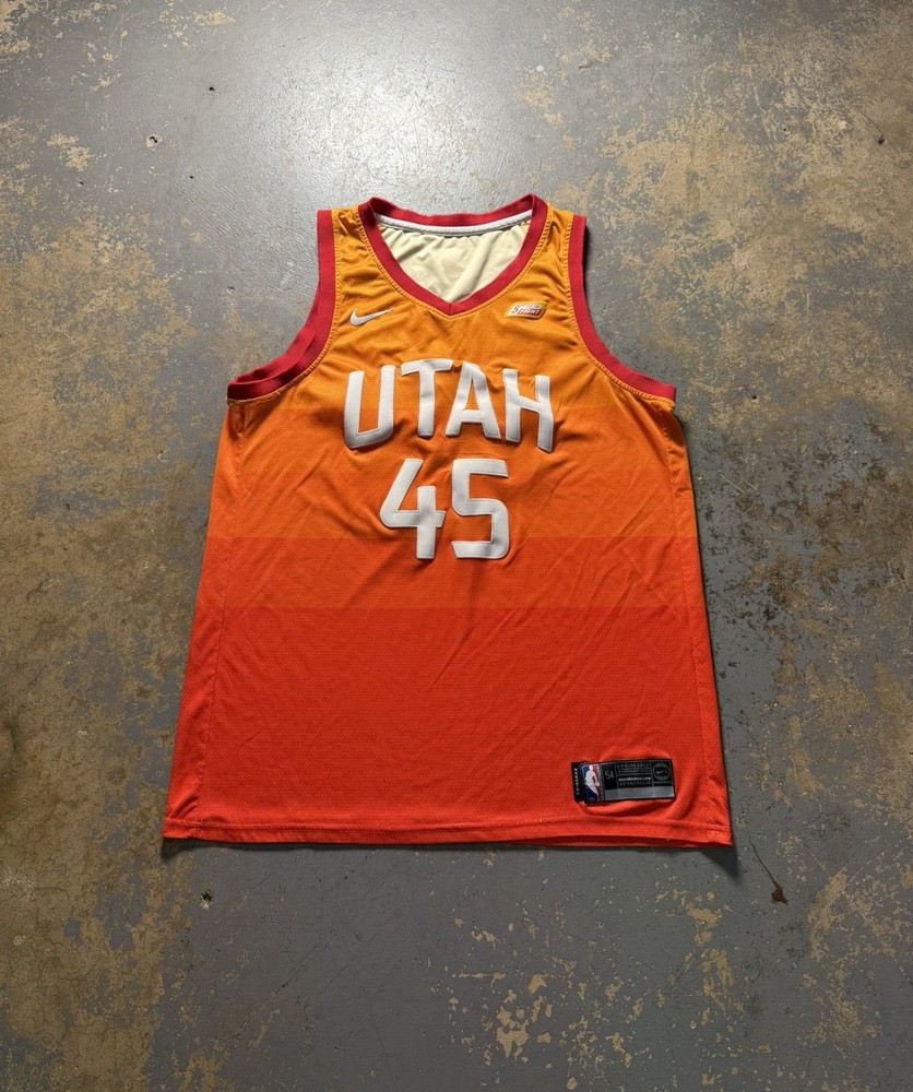 Nike Donovan Mitchell Utah Jazz City Edition NBA Basketball Jersey-Size 54