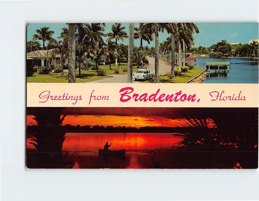 Postcard Greetings from Bradenton Florida USA