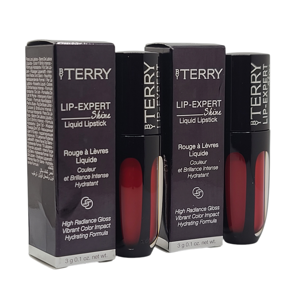 2 Pack By Terry Lip-Expert Shine Liquid Lipstick 16 My Red