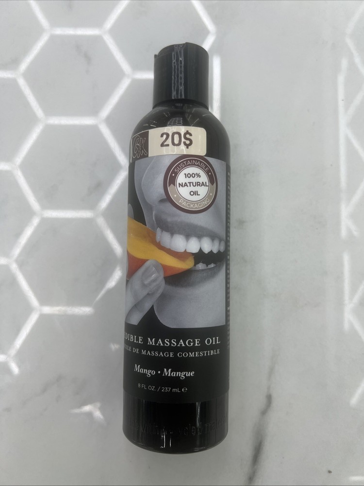 Natural Mango Infused Edible Massage Oil for Sensual Skin Care