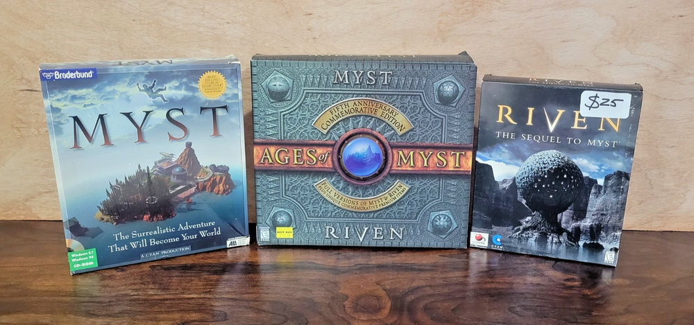Pc Myst - Riven - Ages Of Myst Big Box Pc Some Sealed