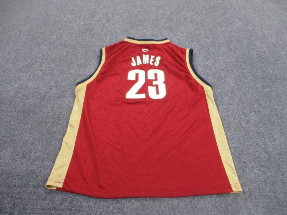 Cleveland Cavaliers Jersey Boys XL Adidas Basketball LeBron James #23 NBA Youth