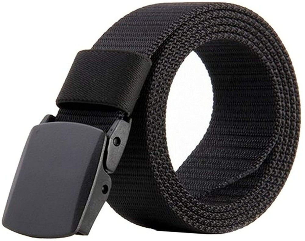 Nylon Canvas Breathable Military Tactical Men Waist Belt With Plastic Buckle