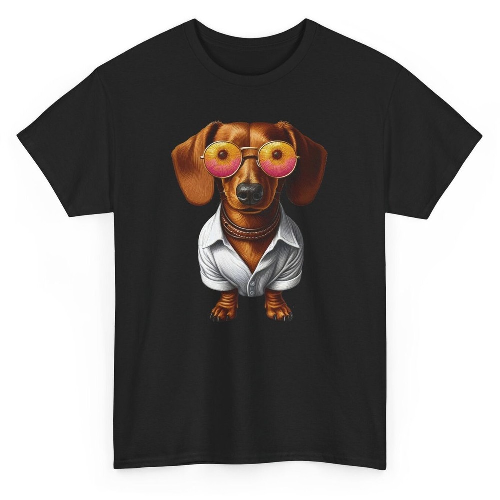 Cool Dachshund Funny T-shirt - Novelty Dog Lovers Graphic Tee