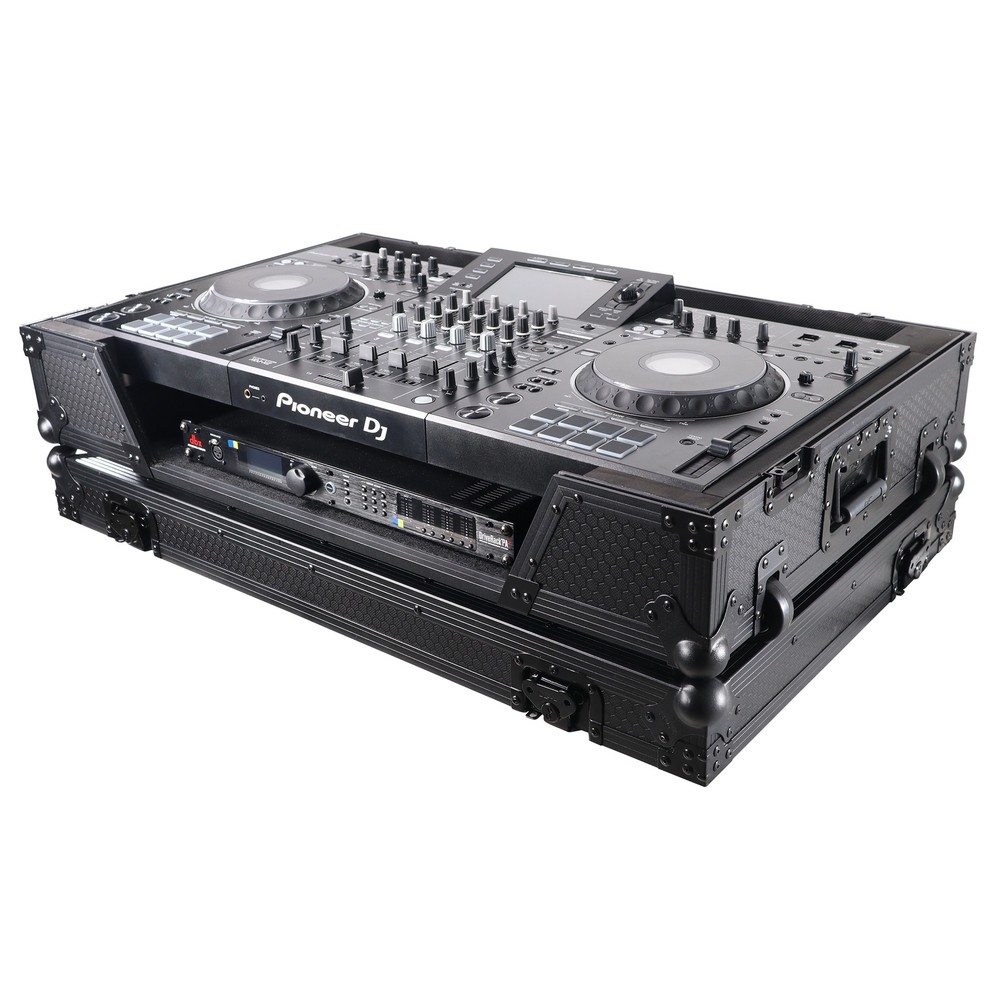 ProX XS-XDJXZ WBL Black Hard Flight Road Case w/ Wheels For Pioneer DJ XDJ-XZ