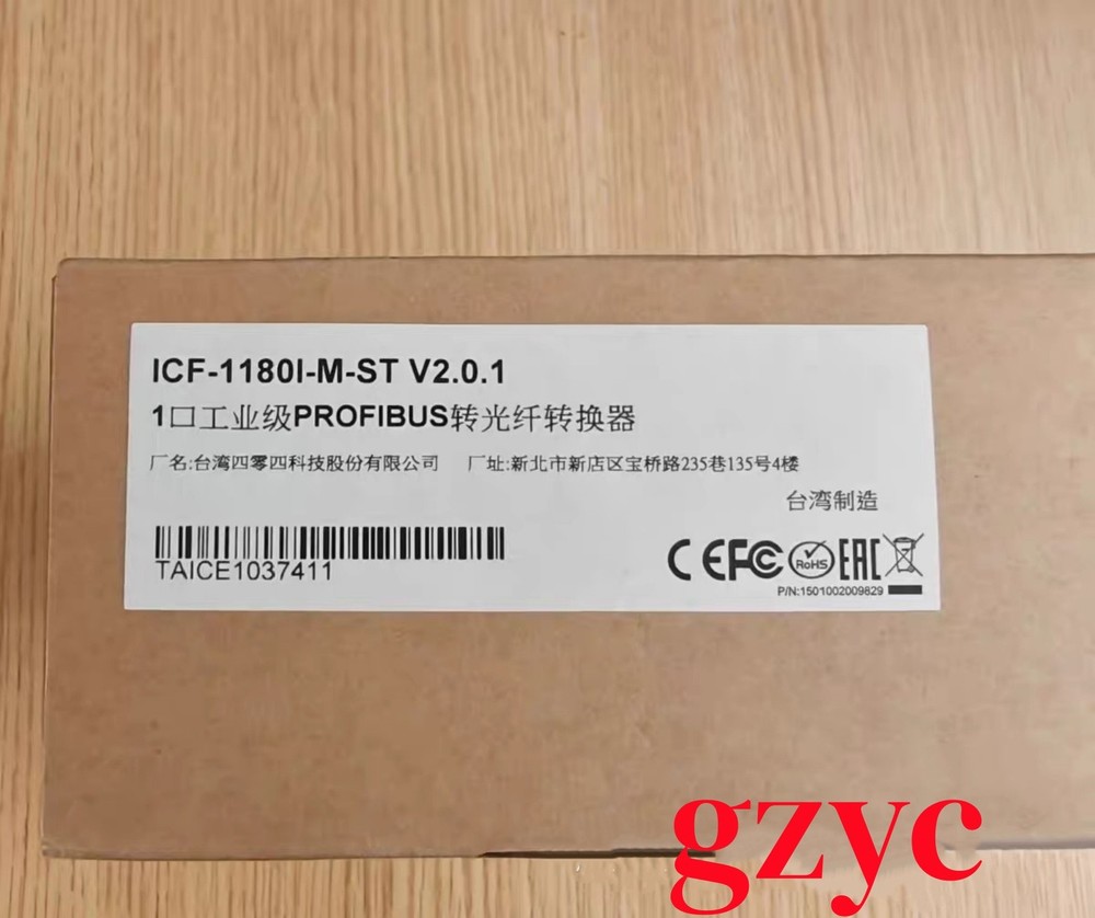1PC New MOXA ICF-1180I-M-ST V2.0.1 Fiber Optic Converter Fast via FedEx or DHL*c