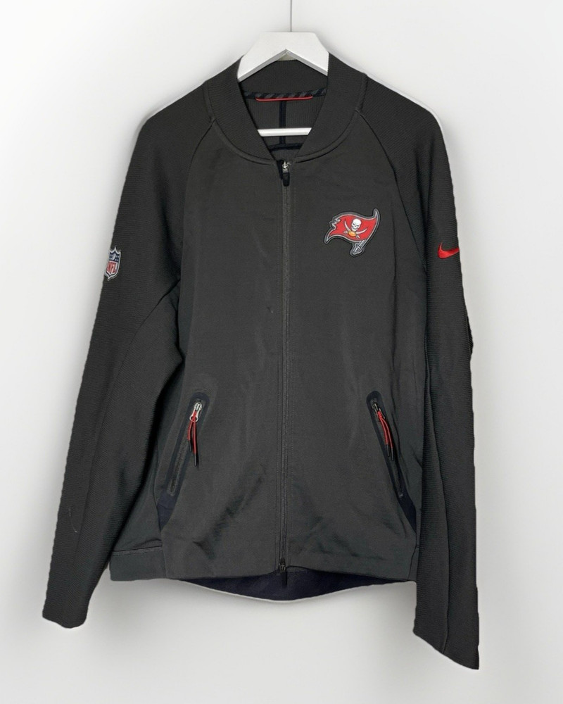 Tampa Bay Bucs Nike Dri Fit Zip Up Jacket NFL On Field Dr. Craythrone Mens Large