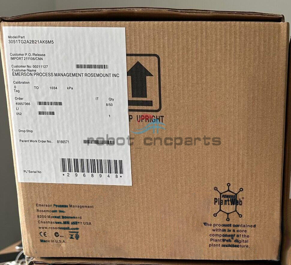 New 1PC Rosemount 3051TG2A2B21AK6M5 PRESSURE TRANSMITTER