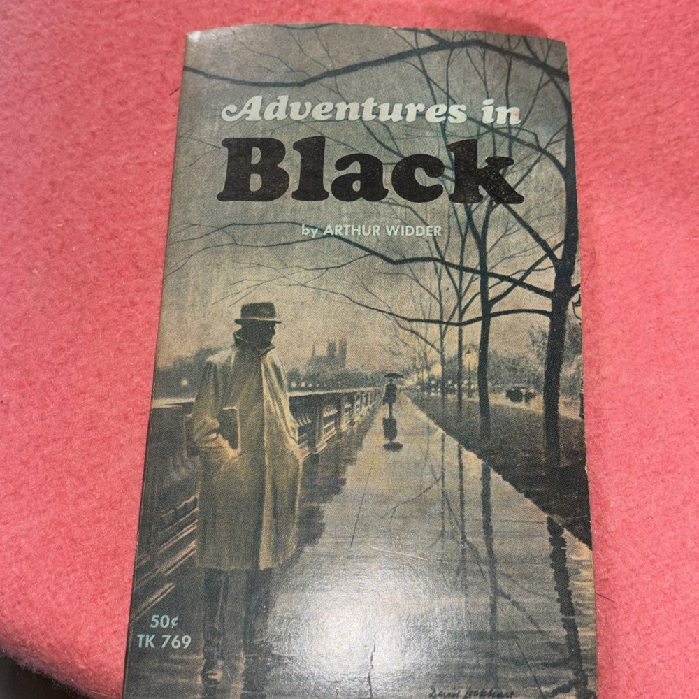 Arthur Widder Adventures in Black. 1962  paperback.