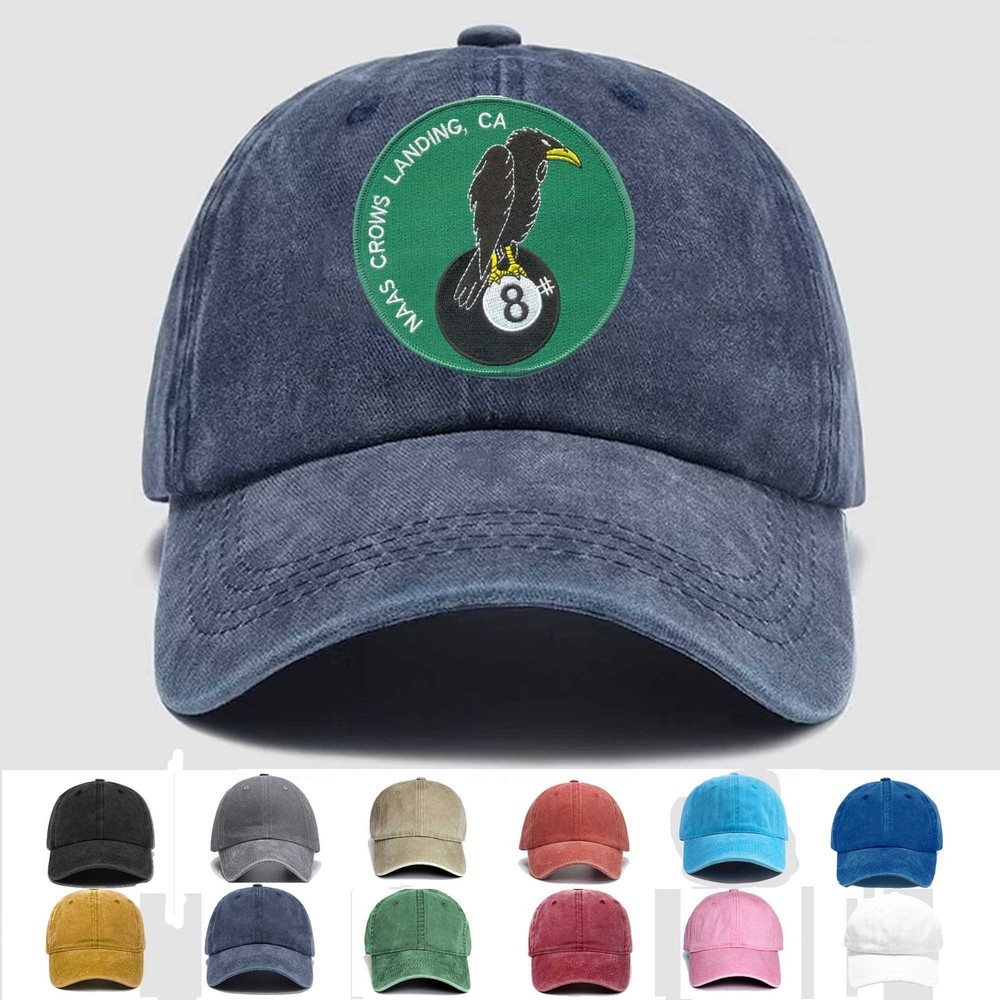 Custom Embroidered Hat Naval Auxiliary Air Station Crows Landing Ca, Gift Idea