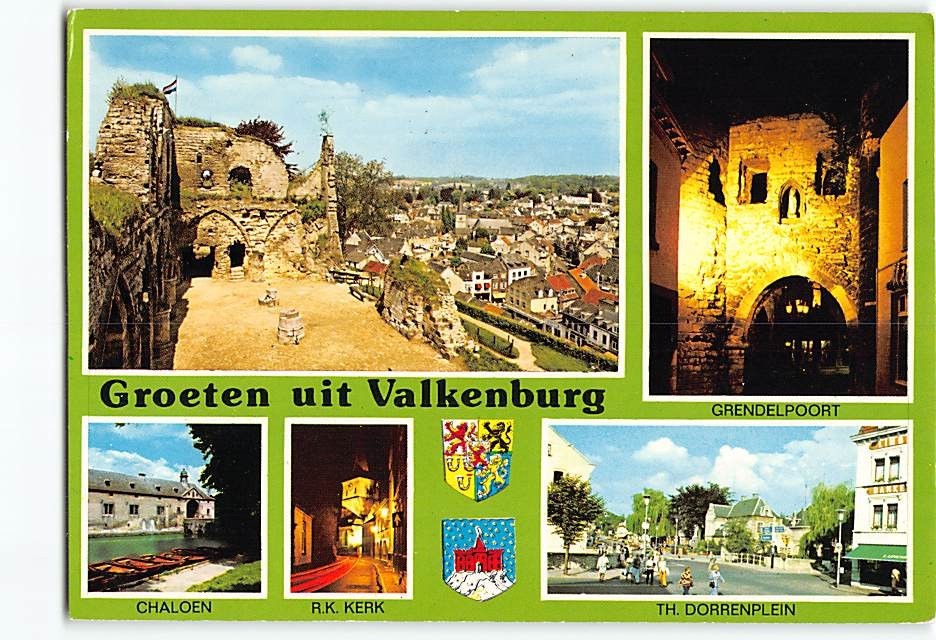 Postcard Groeten uit Valkenburg Netherlands