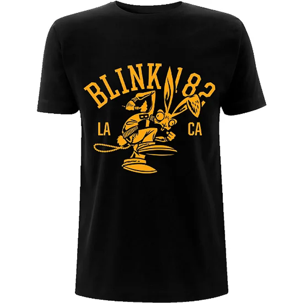Blink-182 band pop punk T-shirt Black Short Sleeve All Sizes JJ5252