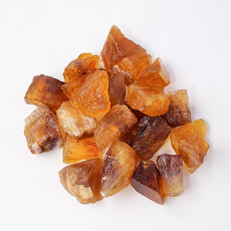 Raw Rough Yellow Fluorite Crystal Stone Chunk Healing Mineral Rocks Gifts 100g