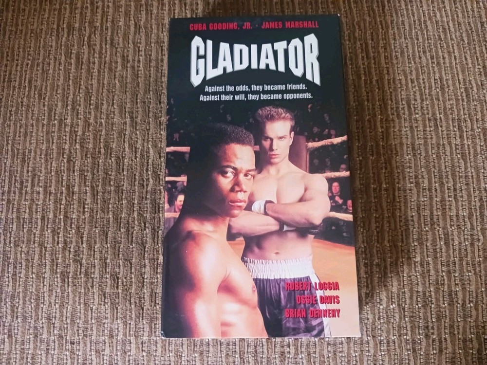 Gladiator VHS 1992 Cuba Gooding Jr., James Marshall, Brian Dennehy Boxing Drama!