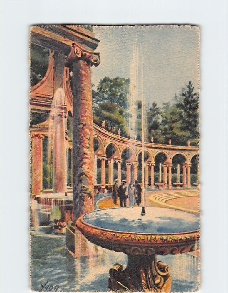 Postcard Fountains in the Colonnade Grove Versailles France