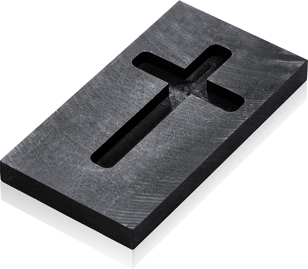 Cross Graphite Casting Ingot Mold Metal Refining Scrap Melting Casting Mould for