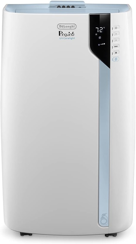 De'Longhi PACEX390UVcare-6AL WH PAC Portable AC, 14000 BTU + UV CARE- White/BLUE-image