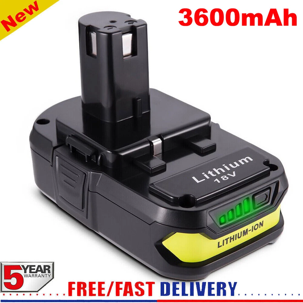 Ryobi P102 18V Lithium-Ion Cordless Tool Battery Replacement