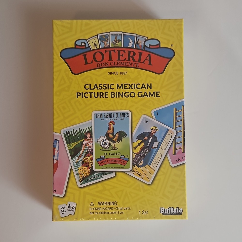Don Clemente Loteria Mexican Bingo Game Classic Picture Bingo NEW Sealed