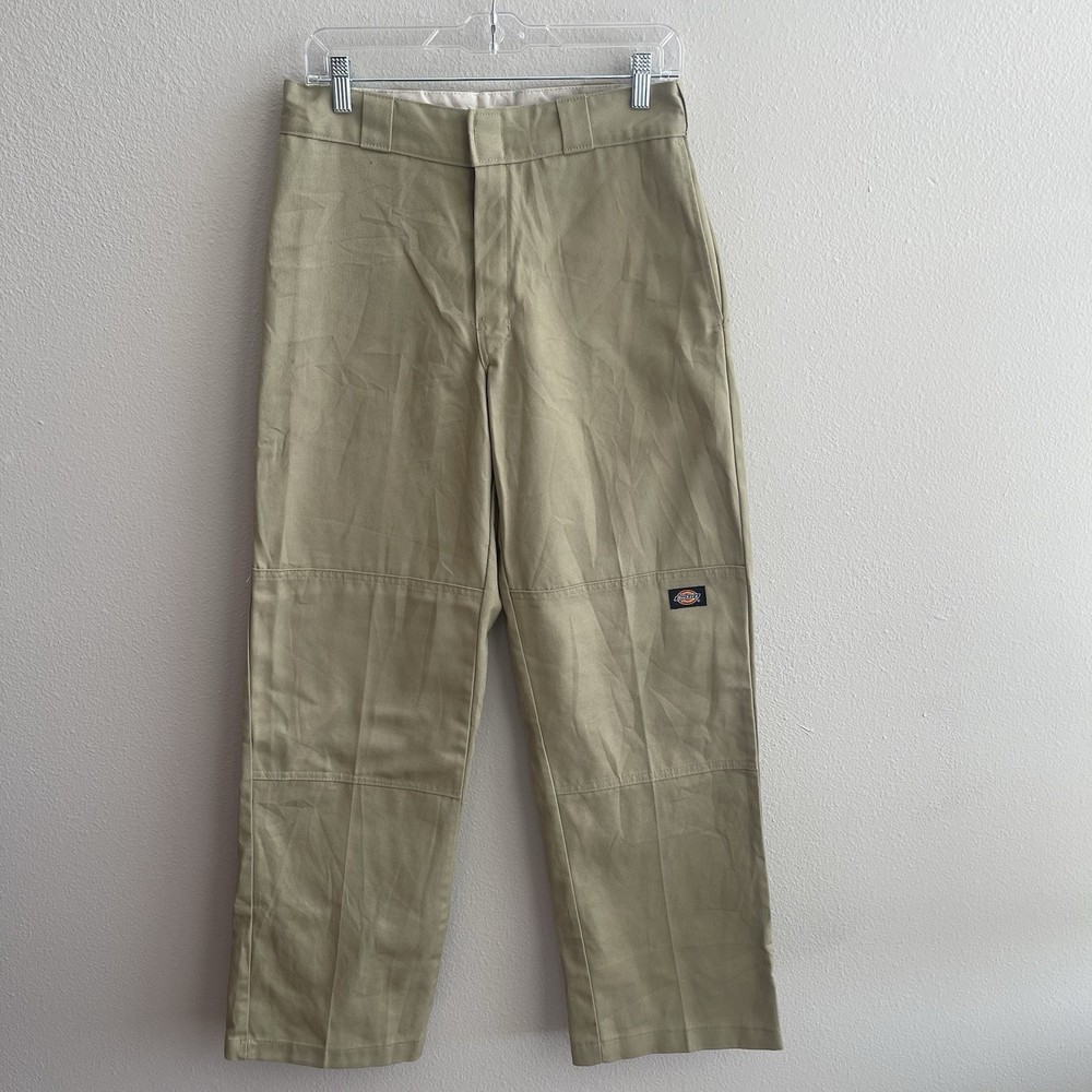 Dickies Double Knee Work Pants Mens 30x32 Khaki Carpenter Skate