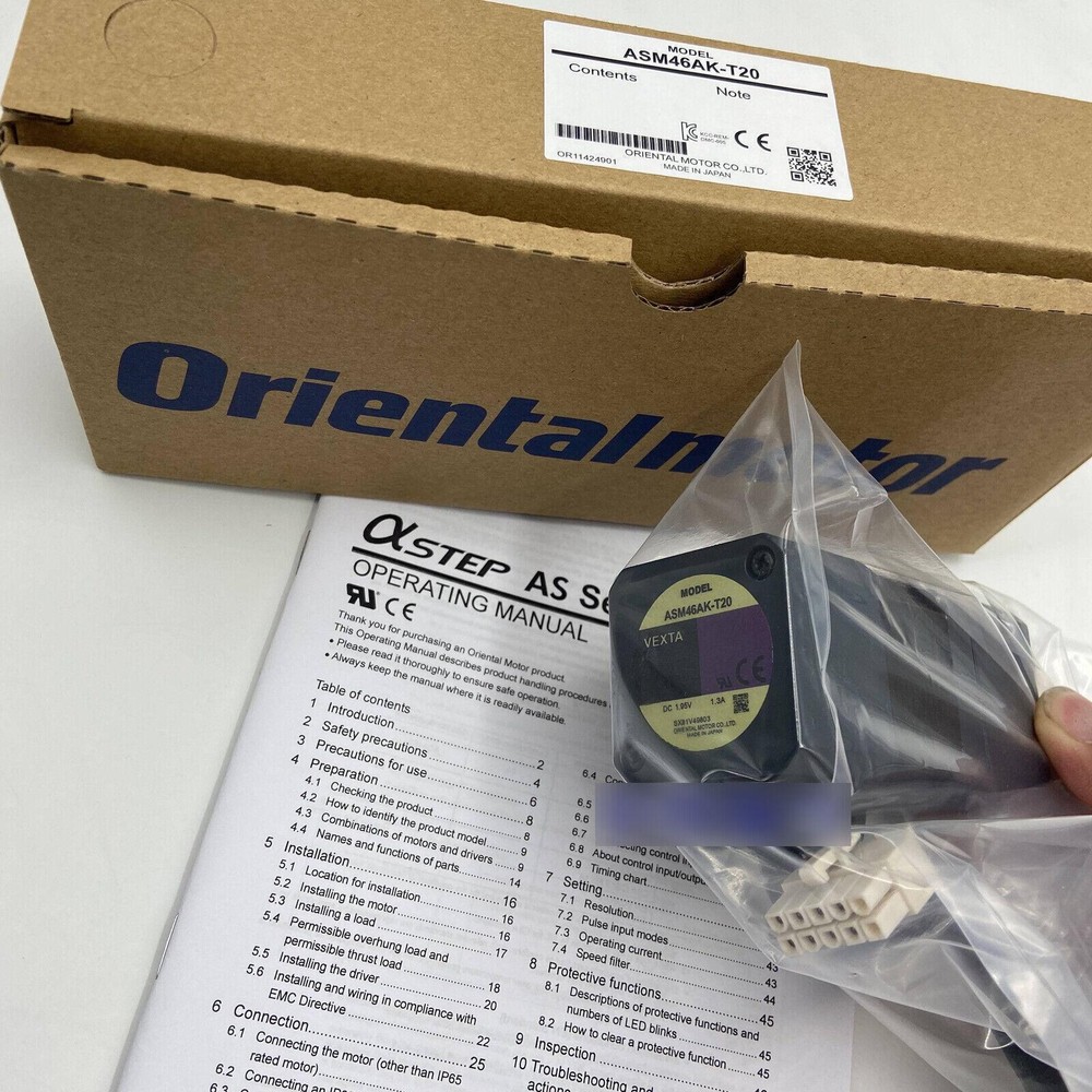 New VEXTA Oriental ASM46AK-T20 Motor ASM46AKT20 Expedited Shipping One