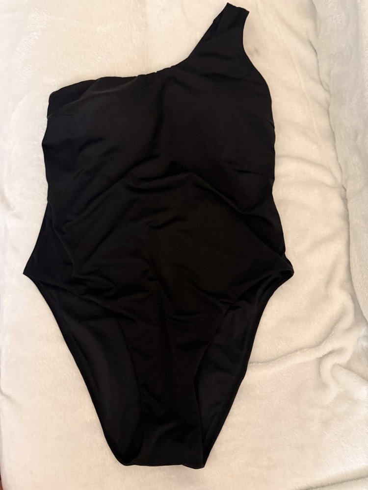 Victorias Secret One Piece Swimsuit Black Padded One Shoulder
