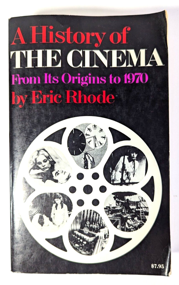 A History of the Cinema by Eric Rhode (1976, Trade Paperback)