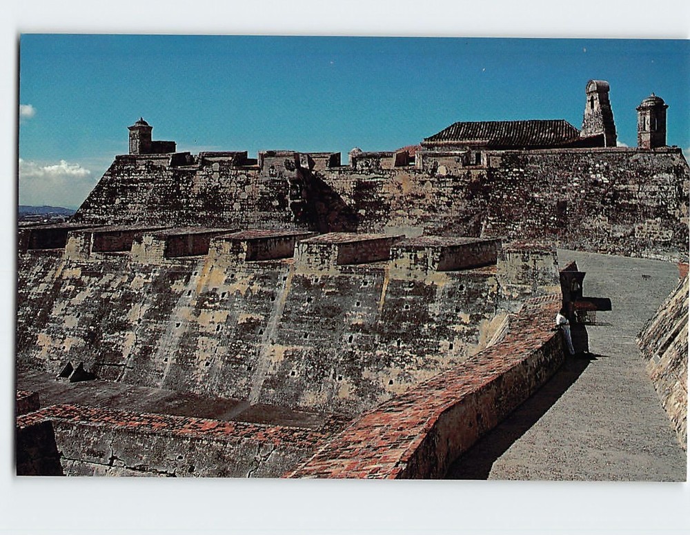 Postcard San Felipe Castle Cartagena Colombia