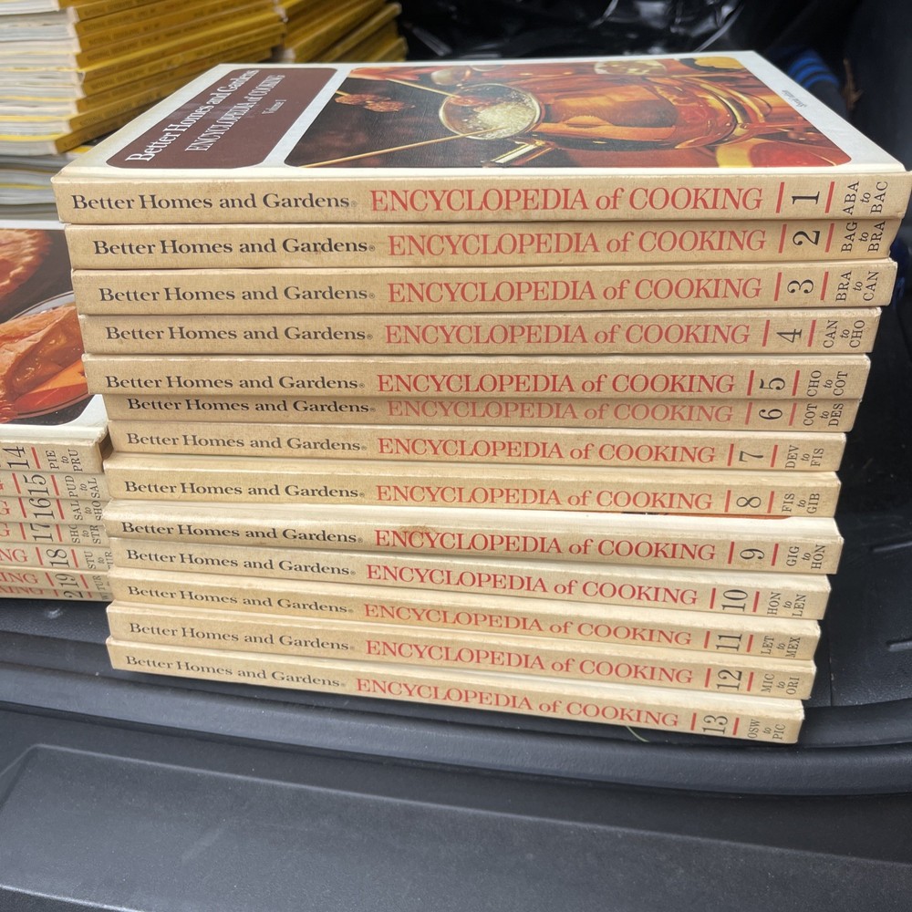 Better Homes & Gardens Encyclopedia of Cooking 20 Volumes