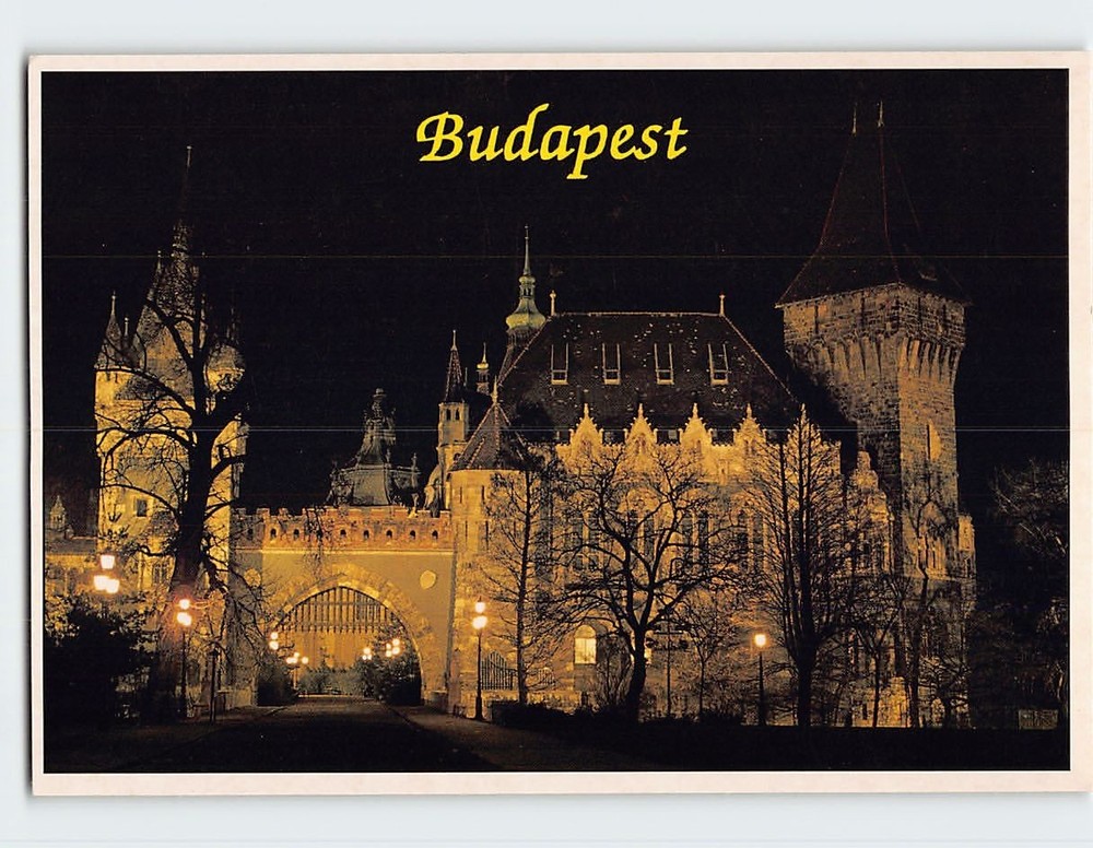 Postcard The Vajdahunyad Castle Budapest Hungary
