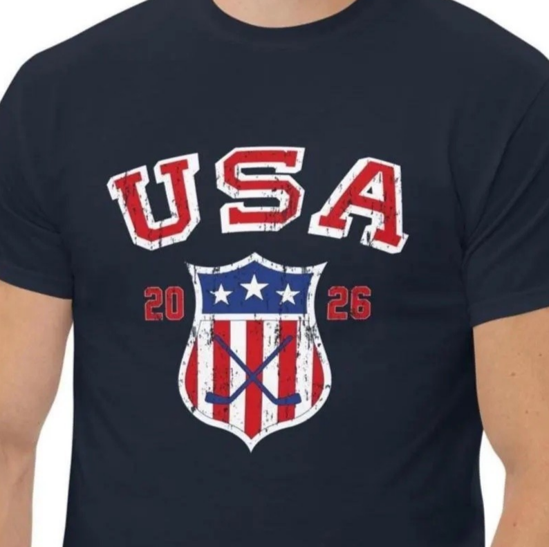 USA Olympic Hockey Shirt 2026 | Adult Hockey Shirt