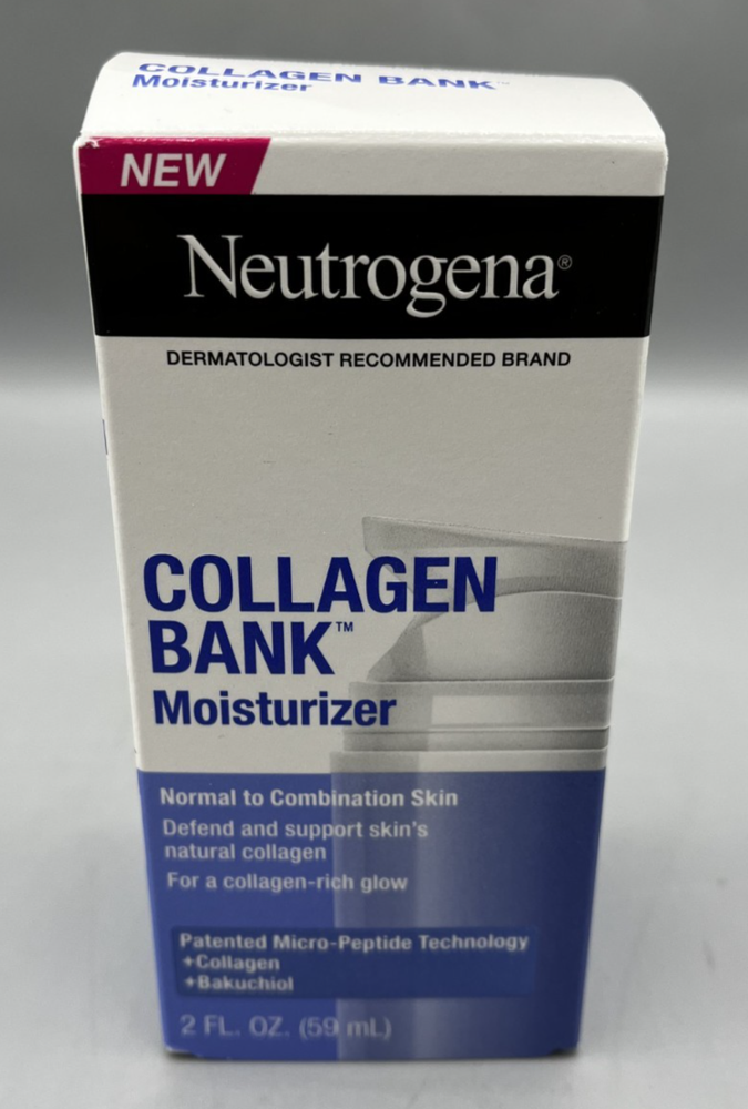 Neutrogena Collagen Bank Moisturizer 2 fl. oz Bakuchiol Glow & Plump Skin